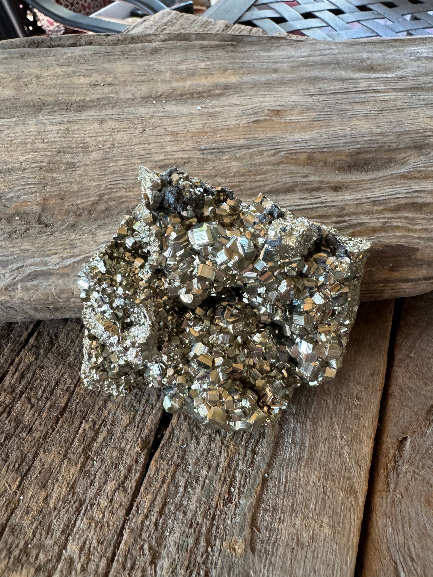 Beautiful Natural Raw Pyrite Crystal Specimen 176g, from Peru