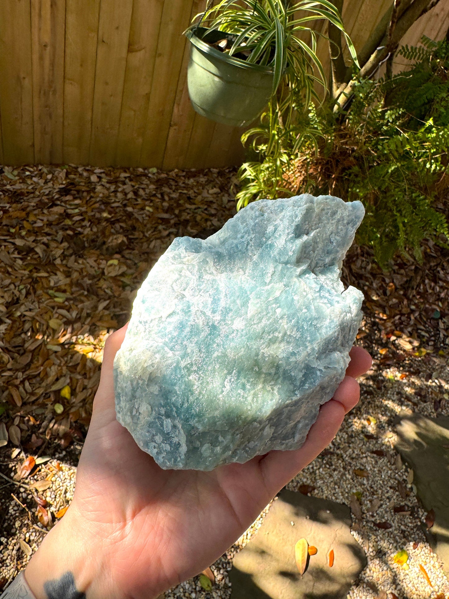 Aquamarine/Beryl Crystal from Minas Gerais Brazil 980g 2lbs 2.6oz Specimen Mineral Crystal