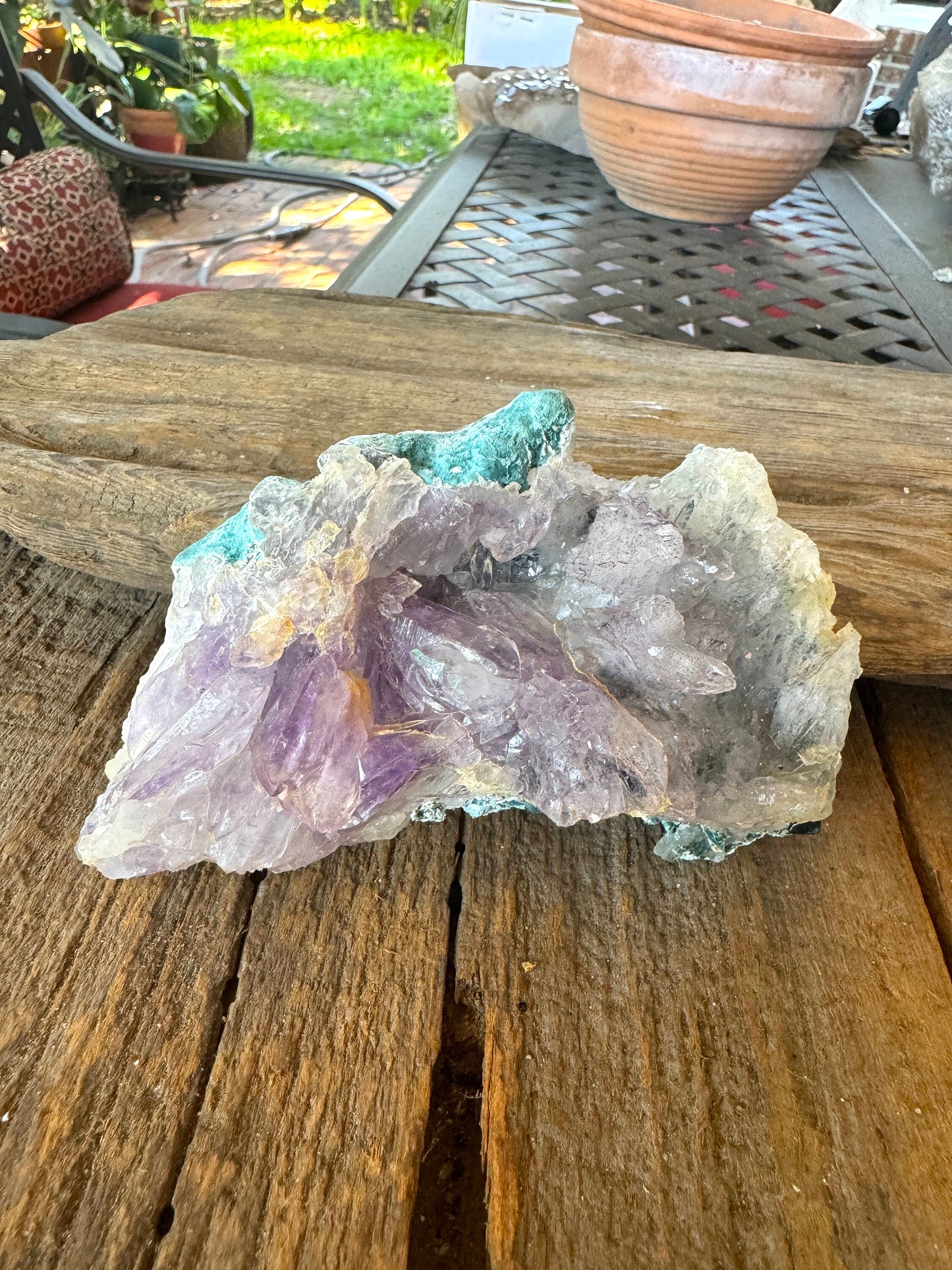 Partial Amethyst Flower 248g Specimen From Rio Grande Do Sol, Brazil