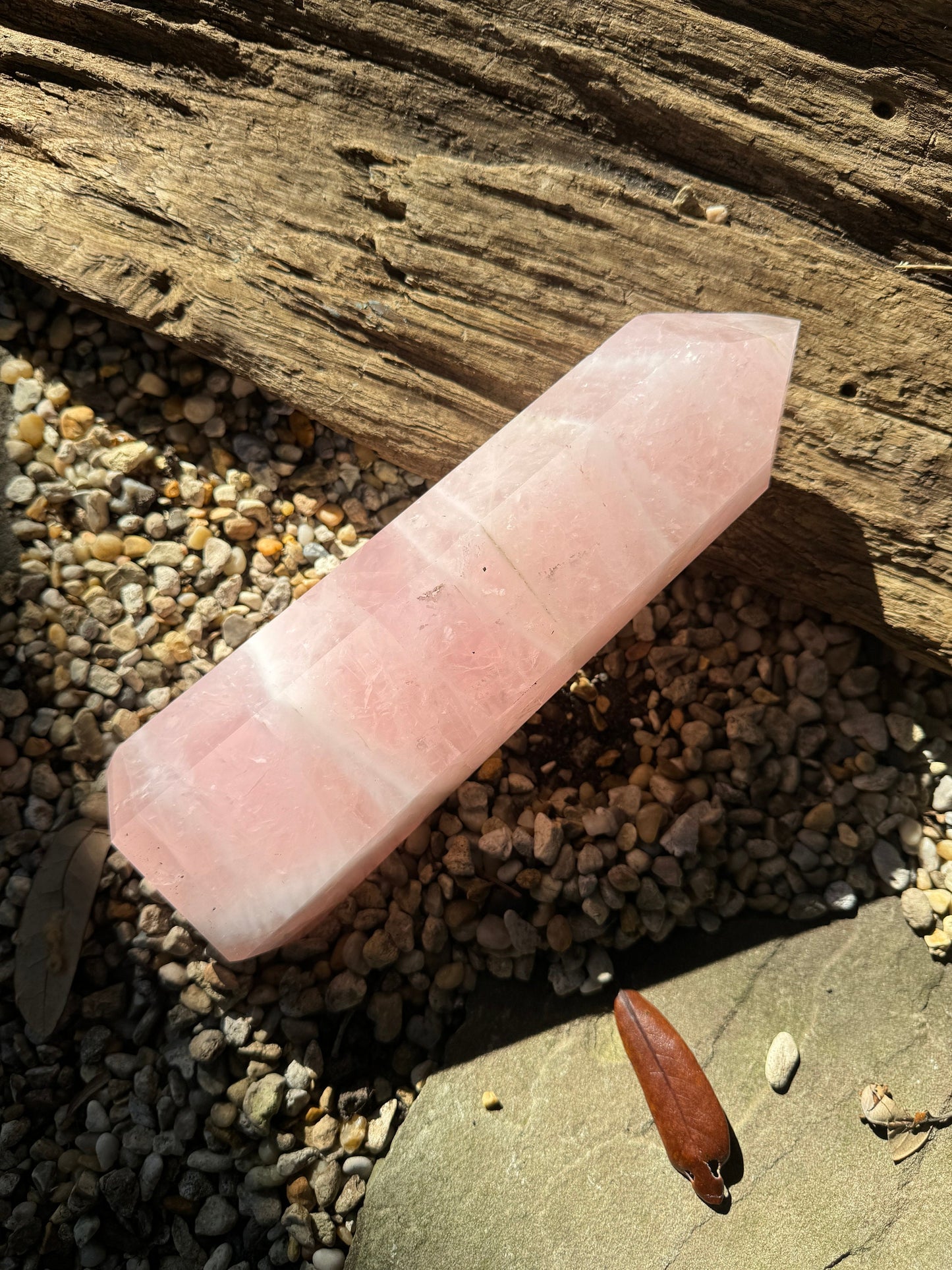 Polished Rose Quartz Tower, From Minas Gerais, Brazil, 1764g 3lbs 14.2oz Crystal, Specimen Mineral