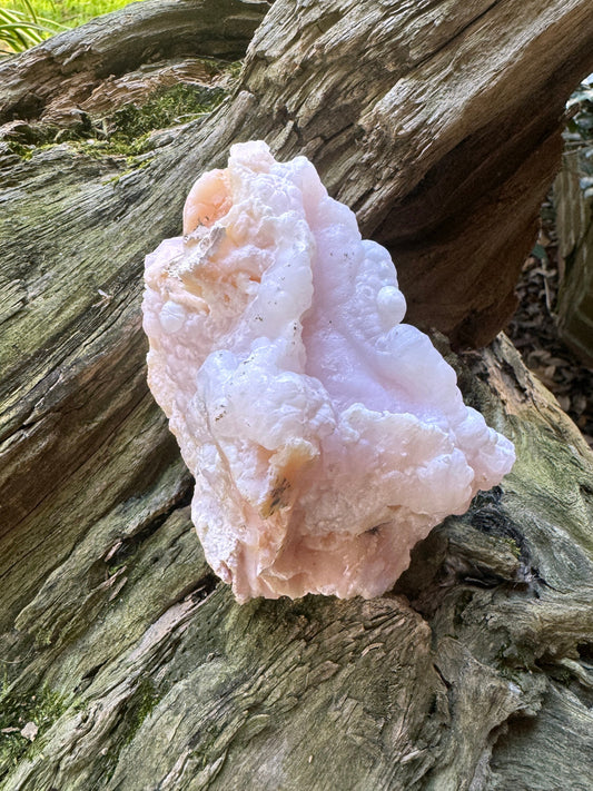 Rare Beautiful Botryoidal Natural Pink Opal from Ica, Peru Specimen 476g Mineral Crystal