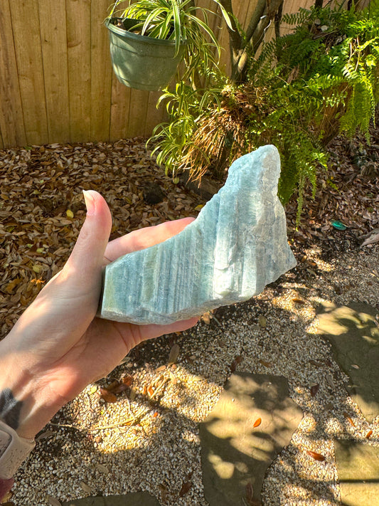 Aquamarine/Beryl Crystal from Minas Gerais Brazil 1300g 2lbs 13.9oz Specimen Mineral Crystal