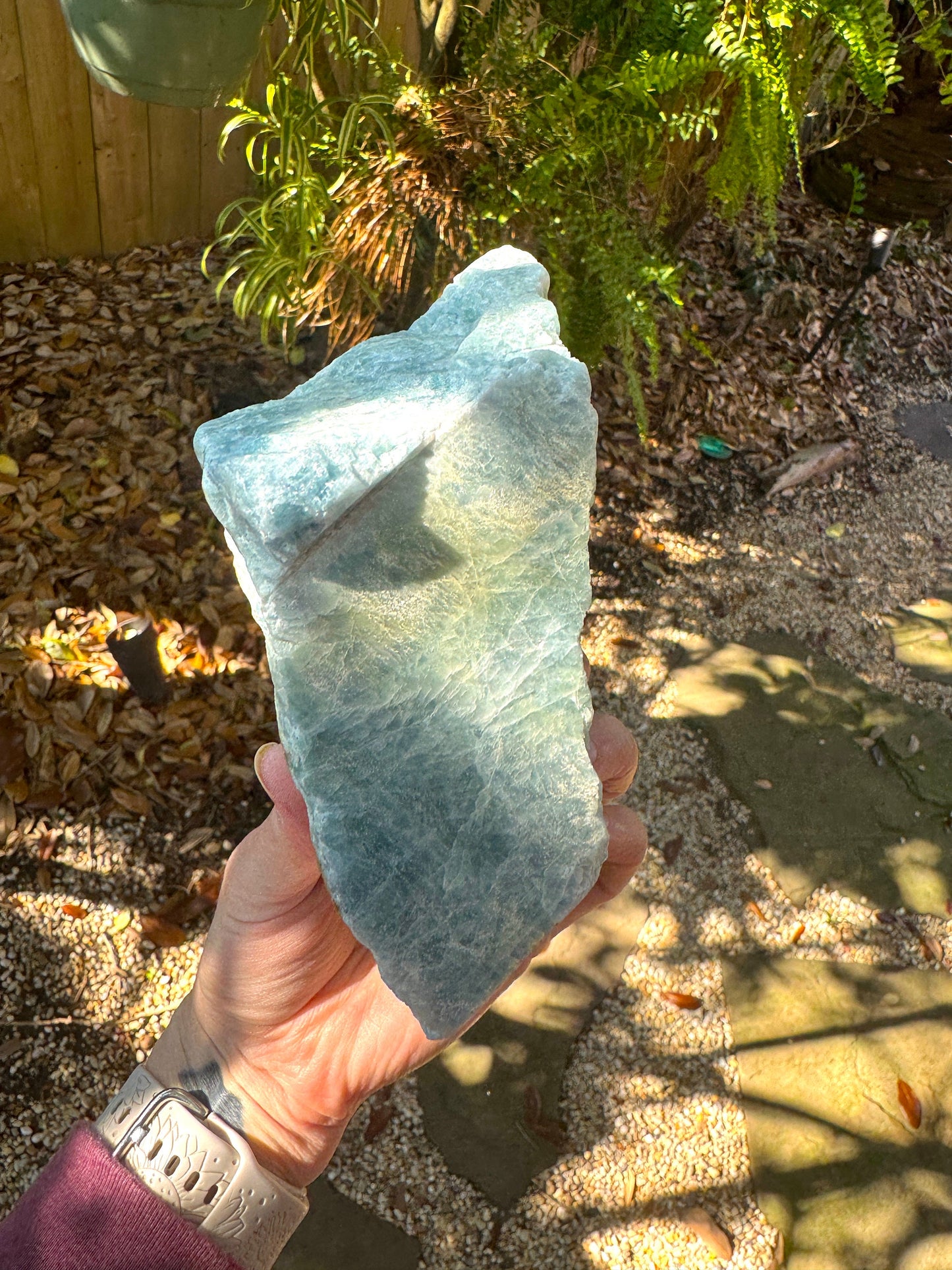 Aquamarine/Beryl Crystal from Minas Gerais Brazil 1300g 2lbs 13.9oz Specimen Mineral Crystal