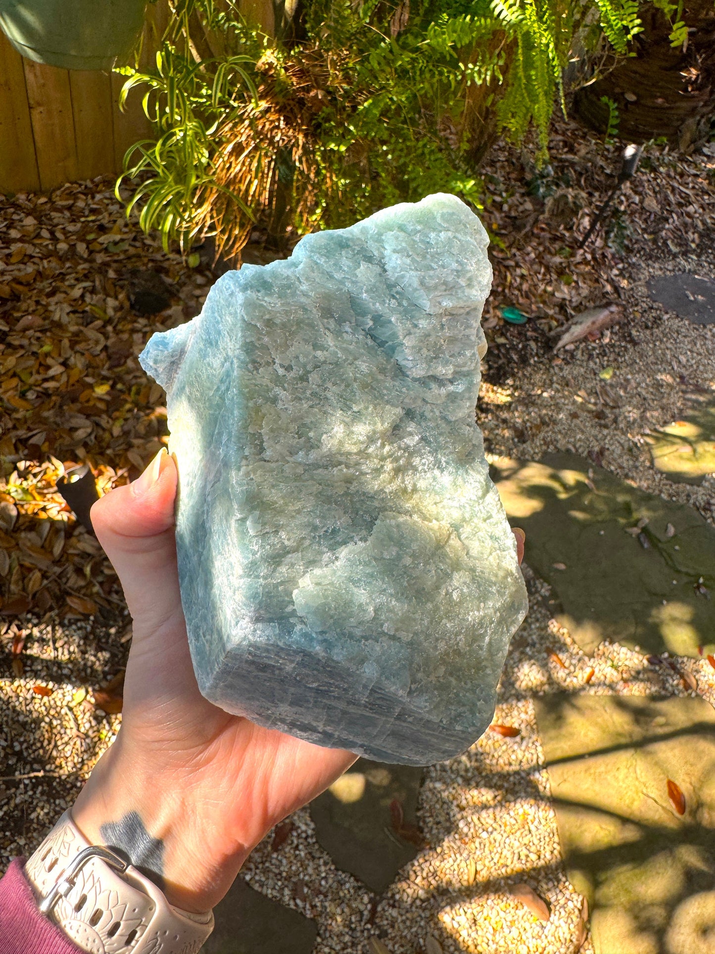 Aquamarine/Beryl Crystal from Minas Gerais Brazil 1300g 2lbs 13.9oz Specimen Mineral Crystal