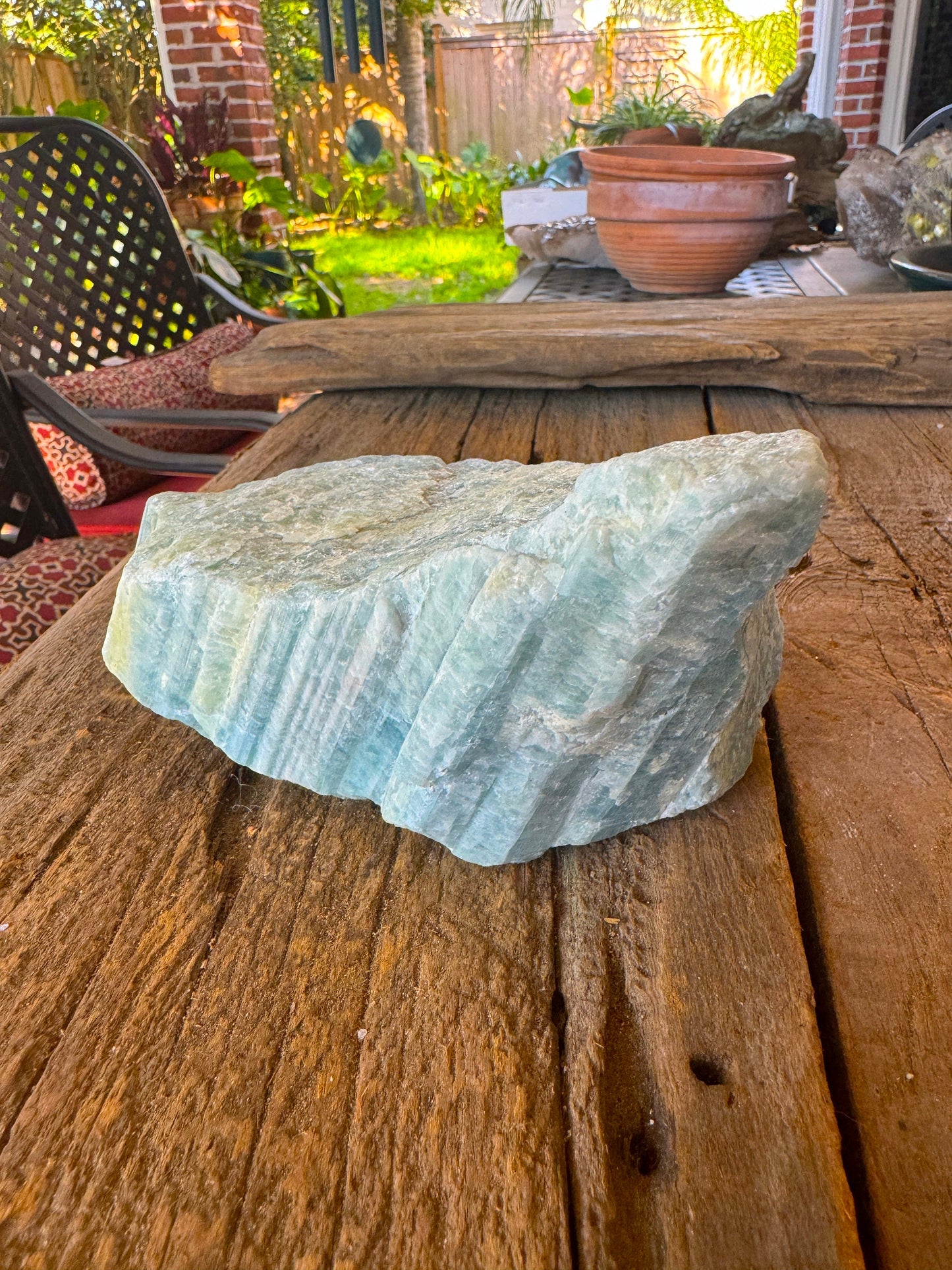 Aquamarine/Beryl Crystal from Minas Gerais Brazil 1300g 2lbs 13.9oz Specimen Mineral Crystal