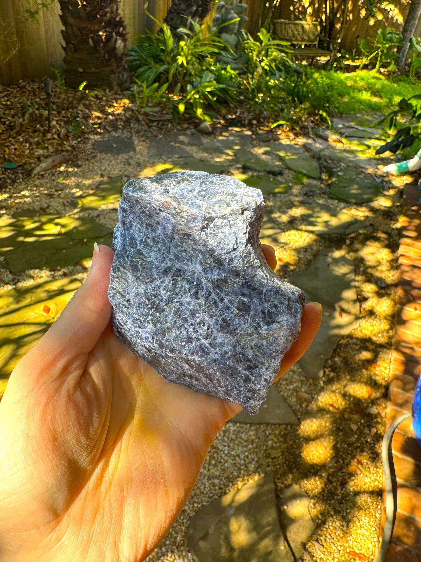 Blue Sodalite Raw Natural Crystal Specimen 310g Specimen from Brazil