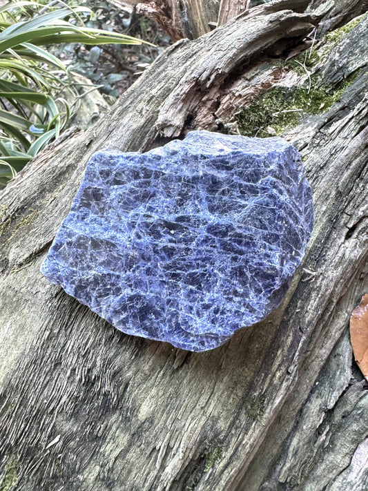 Blue Sodalite Raw Natural Crystal Specimen 310g Specimen from Brazil