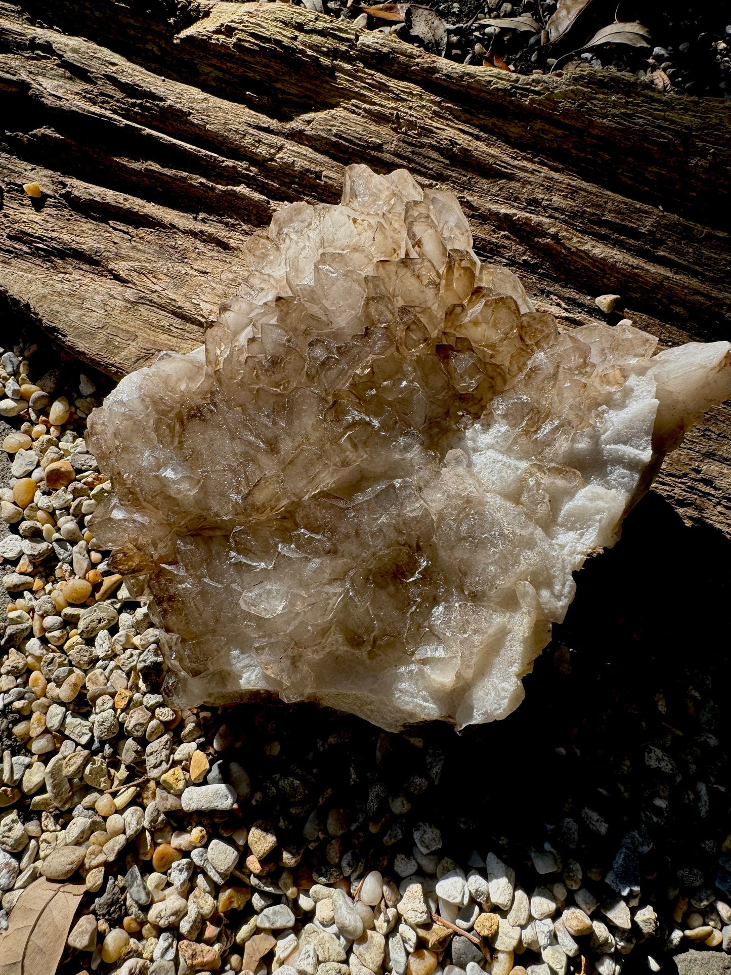 Elesital Quartz Double Sided Specimen from Brazil, 2980g 6lb 9.1oz Mineral Crystal