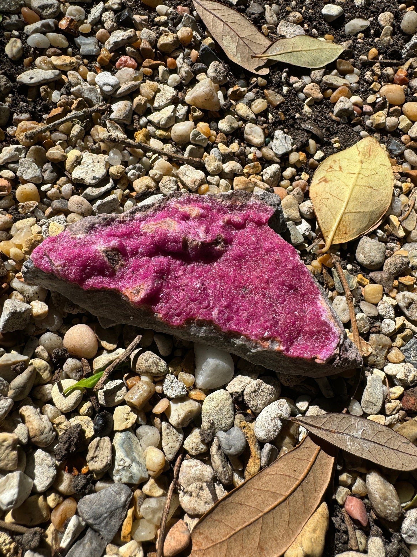 Vibrant Cobalt and Calcite From Zaire, 88.2g Specimen Mineral Crystal