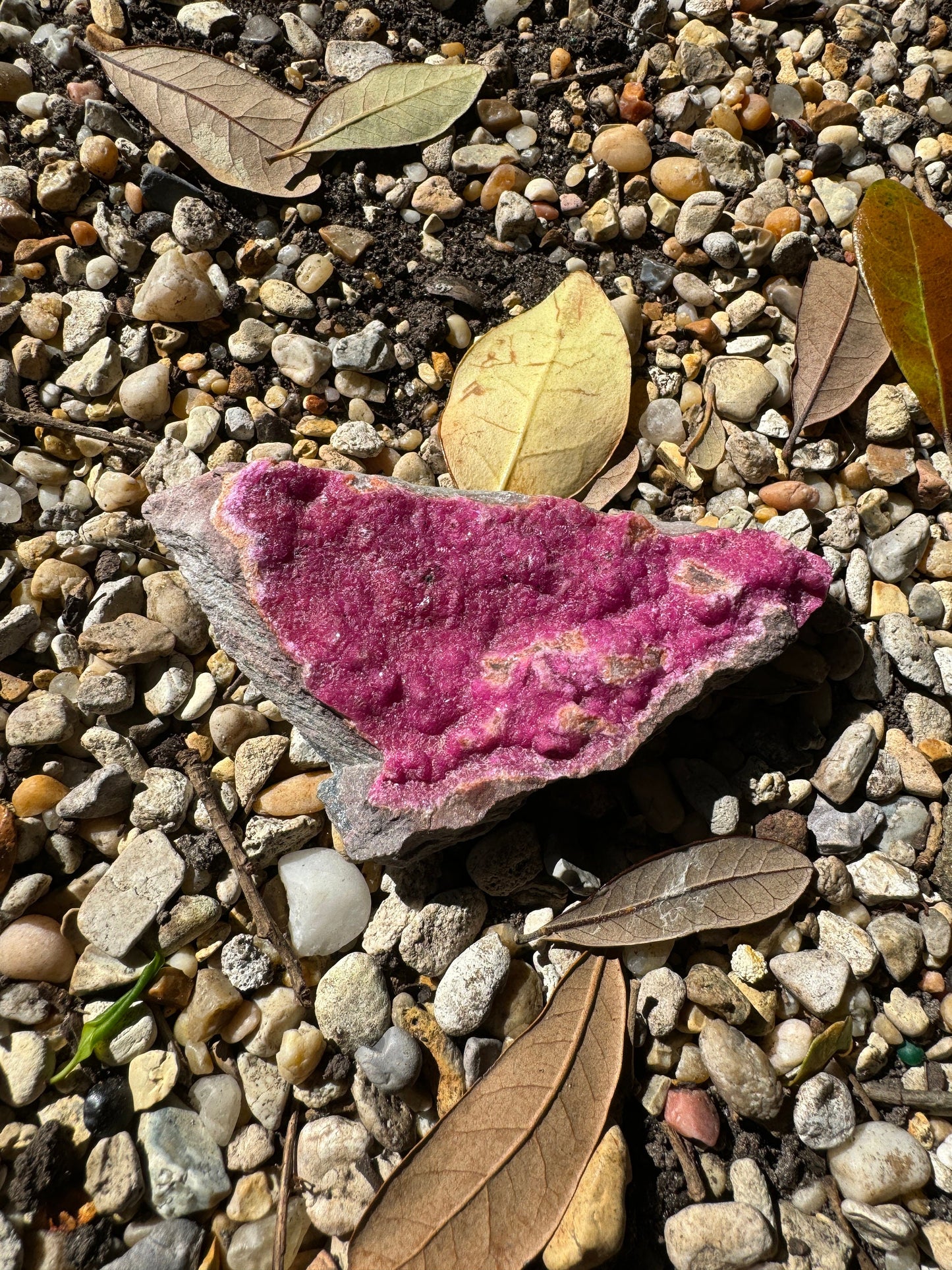 Vibrant Cobalt and Calcite From Zaire, 88.2g Specimen Mineral Crystal