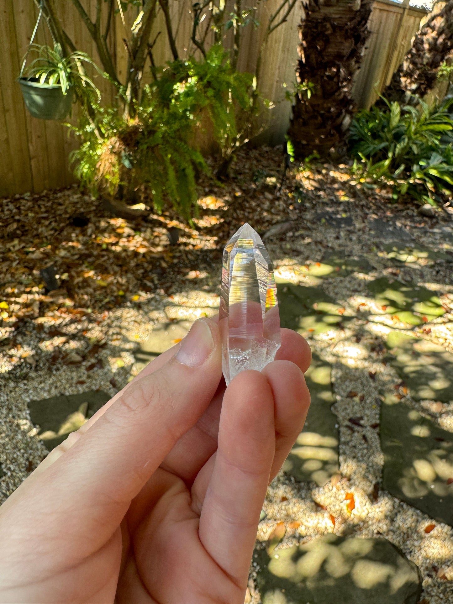 Stunning Columbian Lemurian Optical Quartz Point 31.4g Specimen