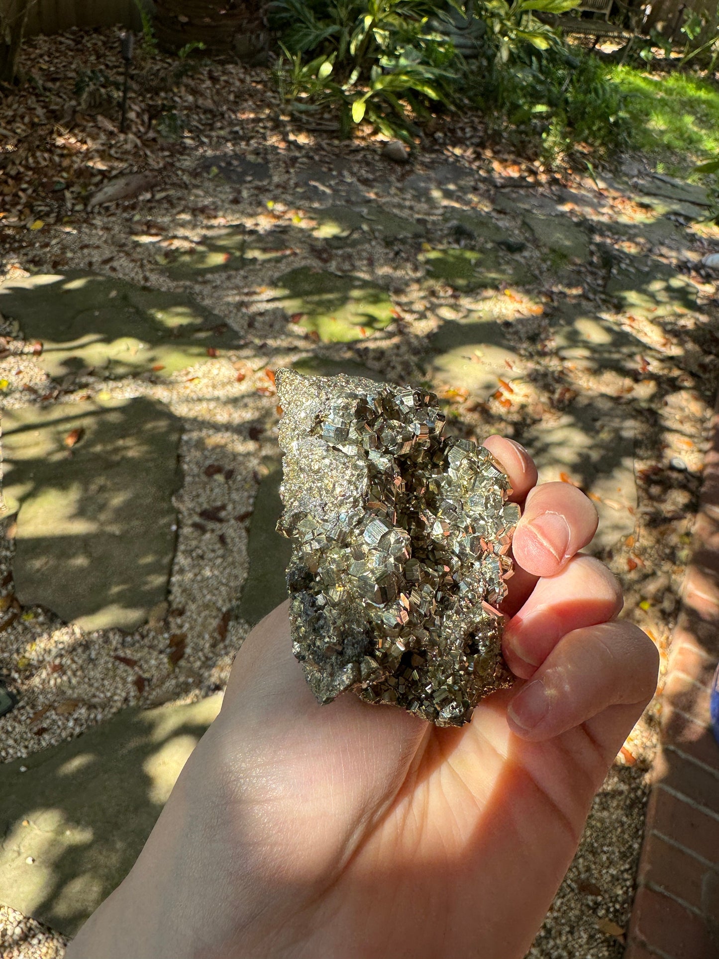 Beautiful Natural Raw Pyrite Crystal Specimen 176g, from Peru