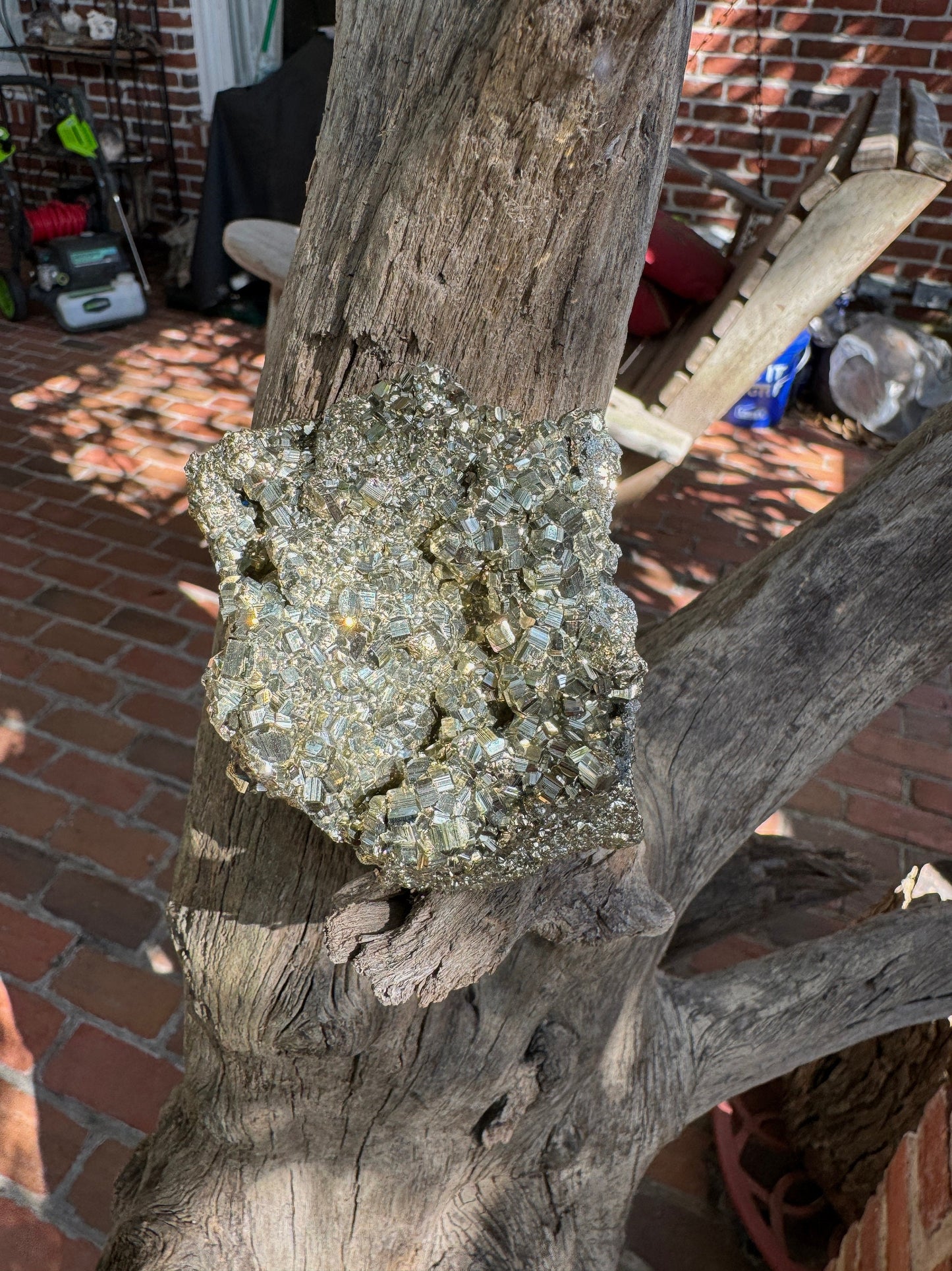 Beautiful Natural Raw Pyrite Crystal Specimen 176g, from Peru