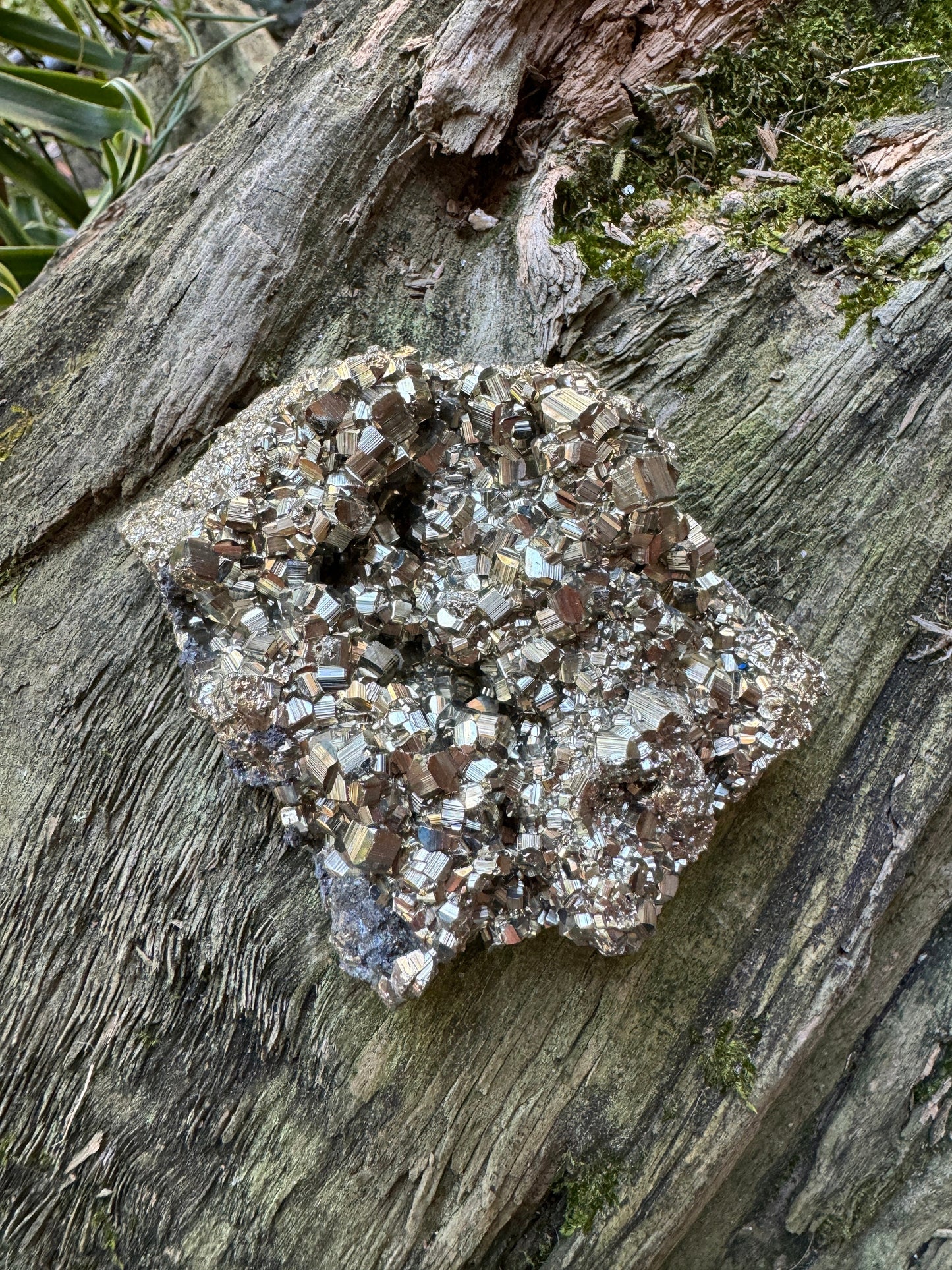 Beautiful Natural Raw Pyrite Crystal Specimen 176g, from Peru