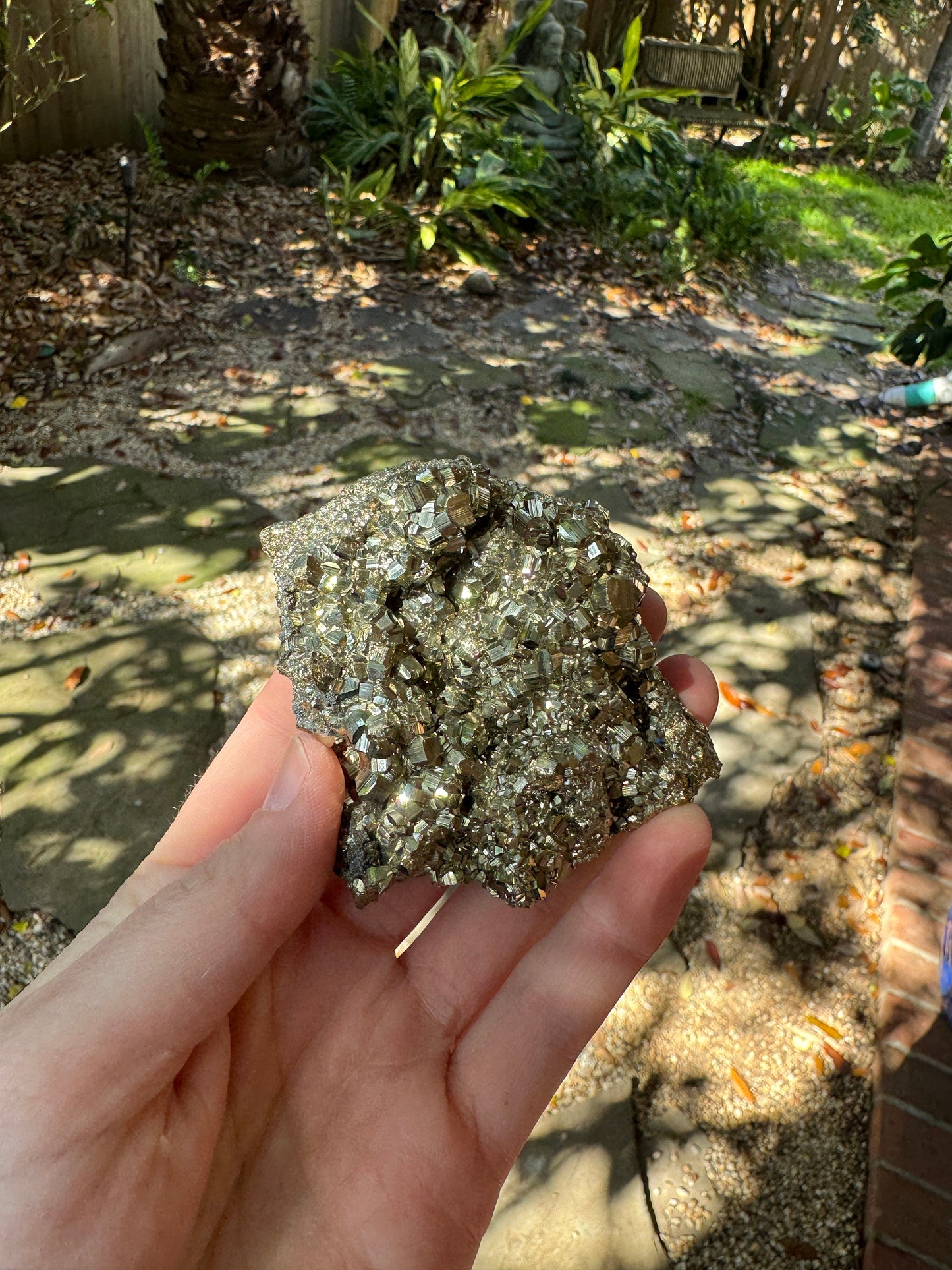 Beautiful Natural Raw Pyrite Crystal Specimen 176g, from Peru