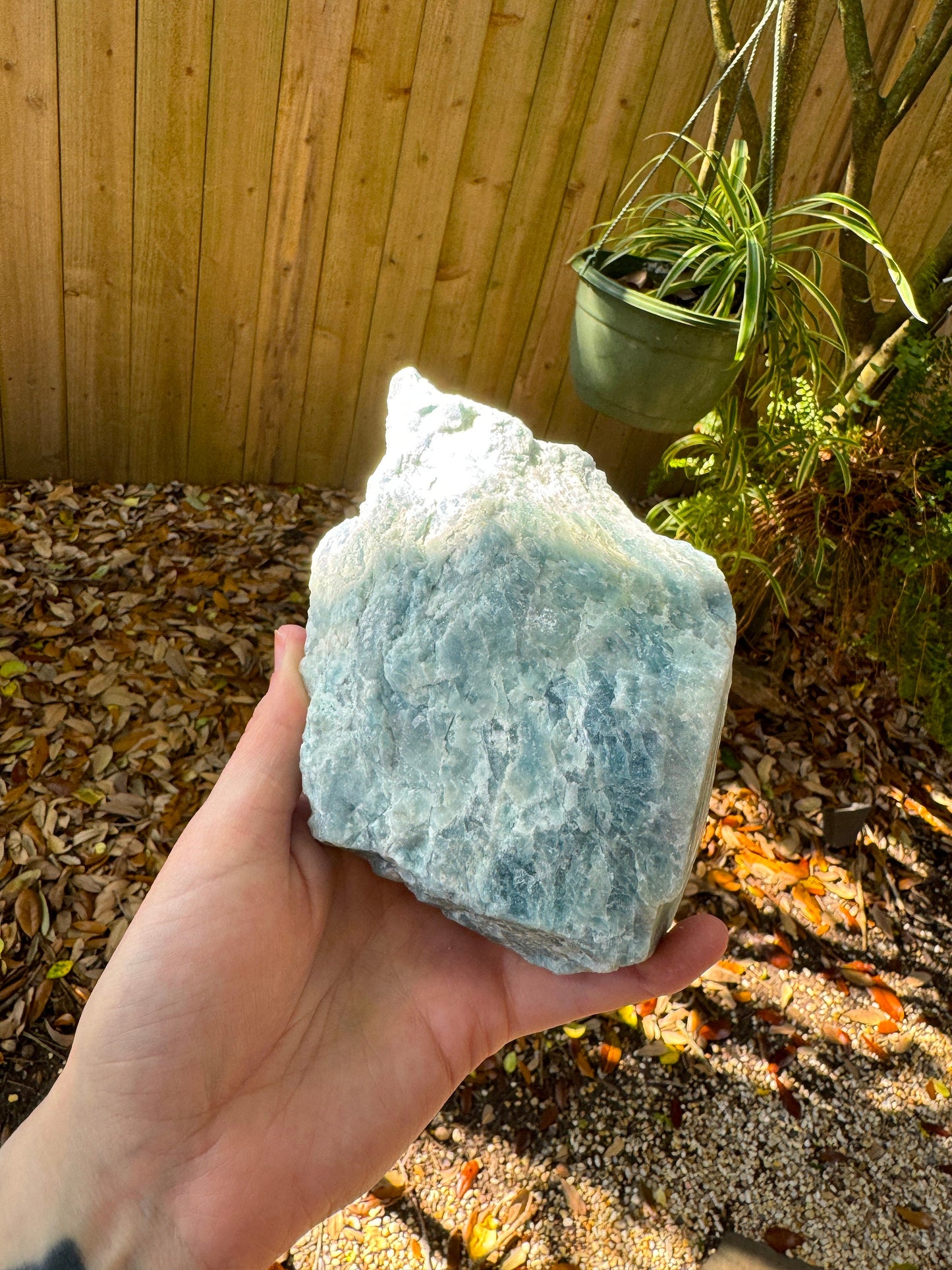 Aquamarine/Beryl Crystal from Minas Gerais Brazil 980g 2lbs 2.6oz Specimen Mineral Crystal