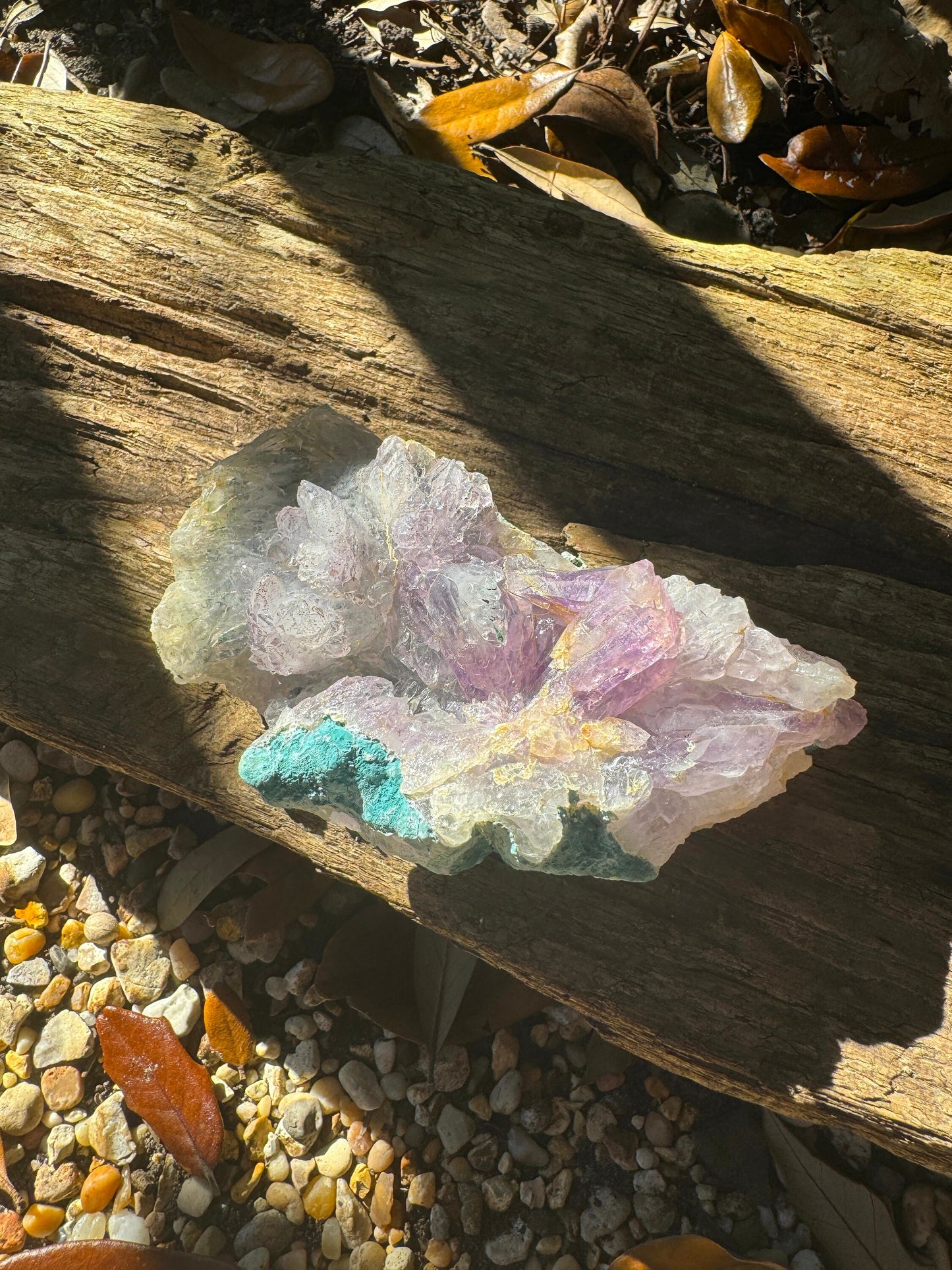 Partial Amethyst Flower 248g Specimen From Rio Grande Do Sol, Brazil