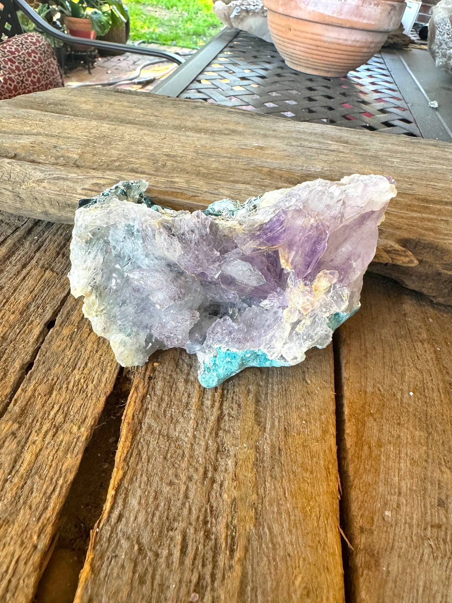 Partial Amethyst Flower 248g Specimen From Rio Grande Do Sol, Brazil