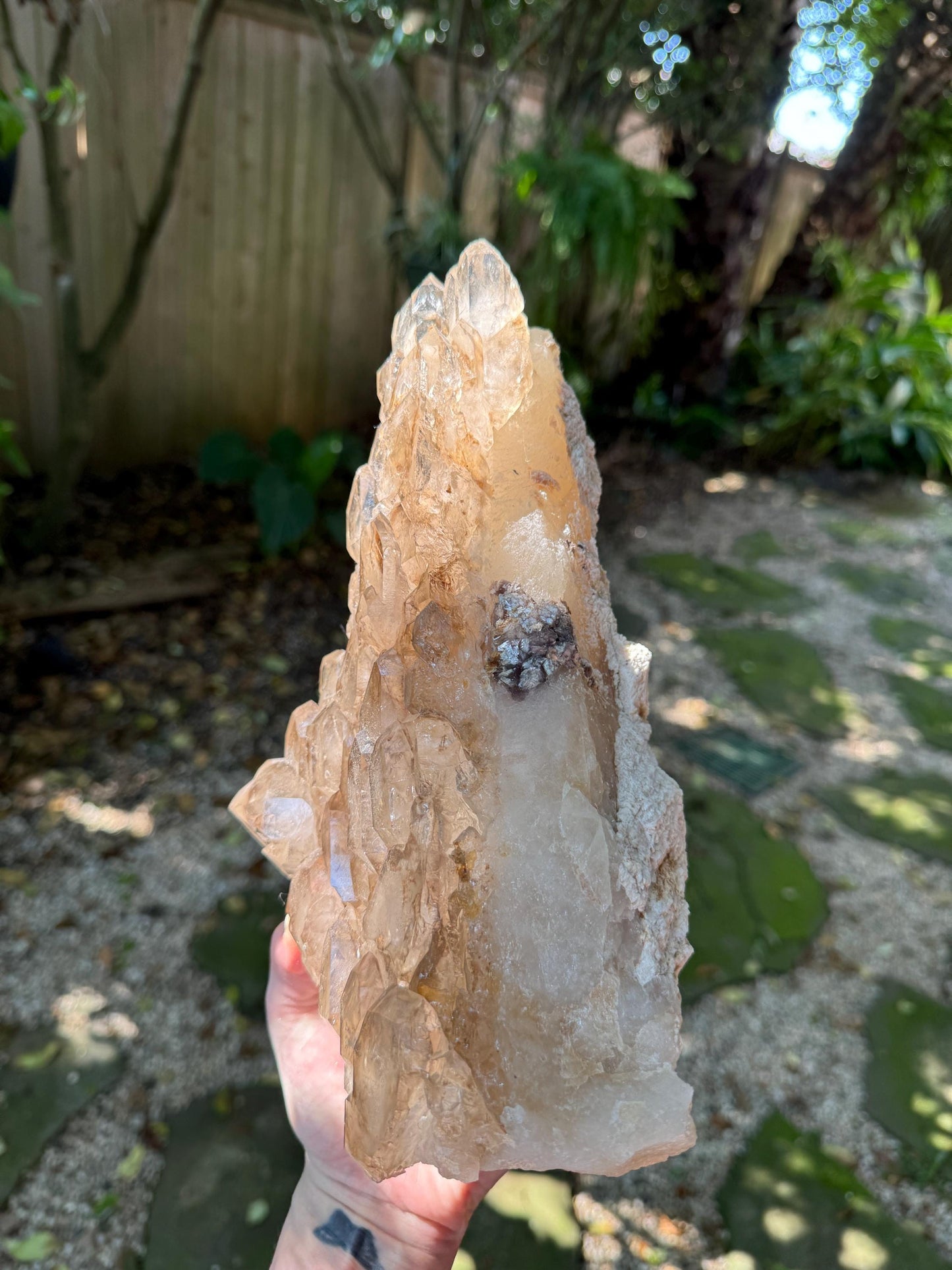 Unique and Beautiful Pale Smokey Elesital Quartz Specimen from Minas Gerais Brazil, 3.36kg 7lbs 6.8ozCrystal Mineral