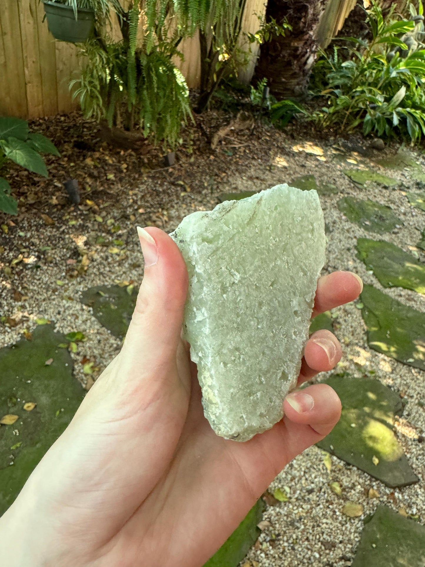 Large Green Prehnite Specimen 344.2g From South Africa Minerals Crystals