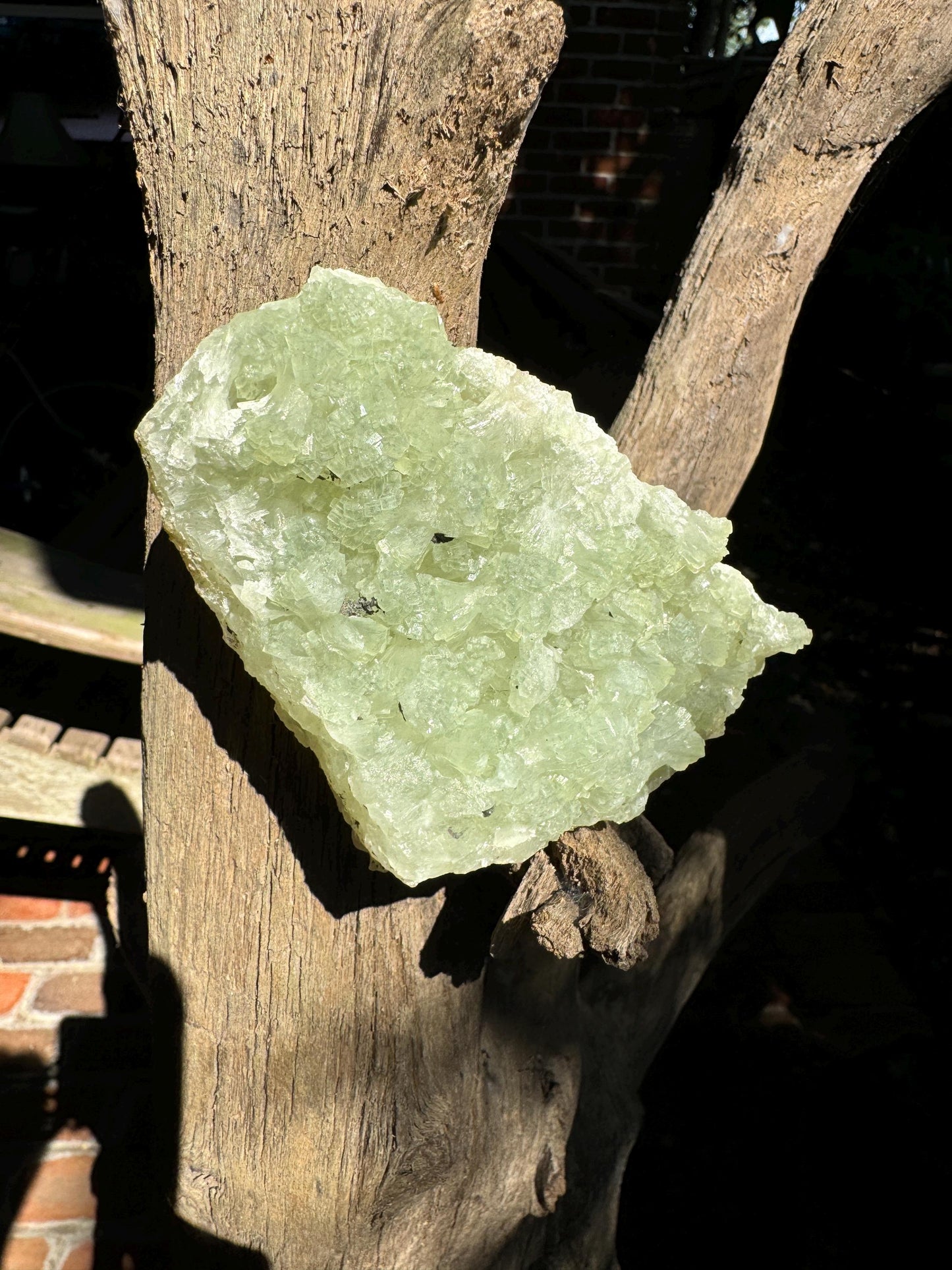 Large Green Prehnite Specimen 344.2g From South Africa Minerals Crystals