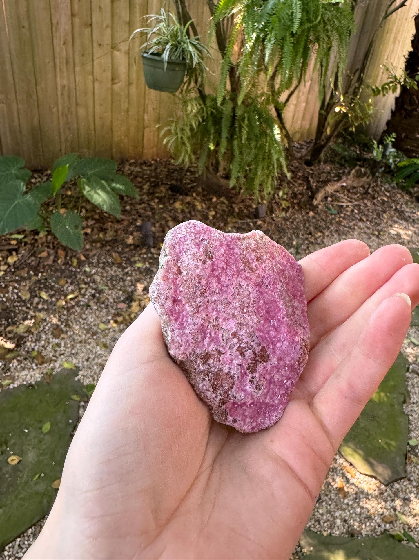 Beautiful Cobalt and Calcite From Zaire, 96.2g Specimen Mineral