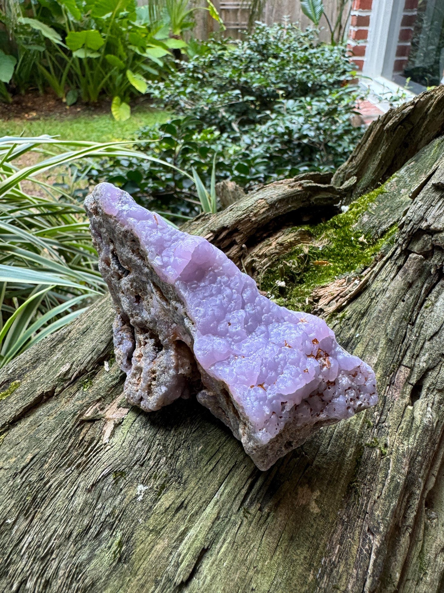 Rare Bi Color Purple and Orange Botryoidal Smithsonite 321g Specimen from Choix Sinaloa Mexico Healing, Metaphysical