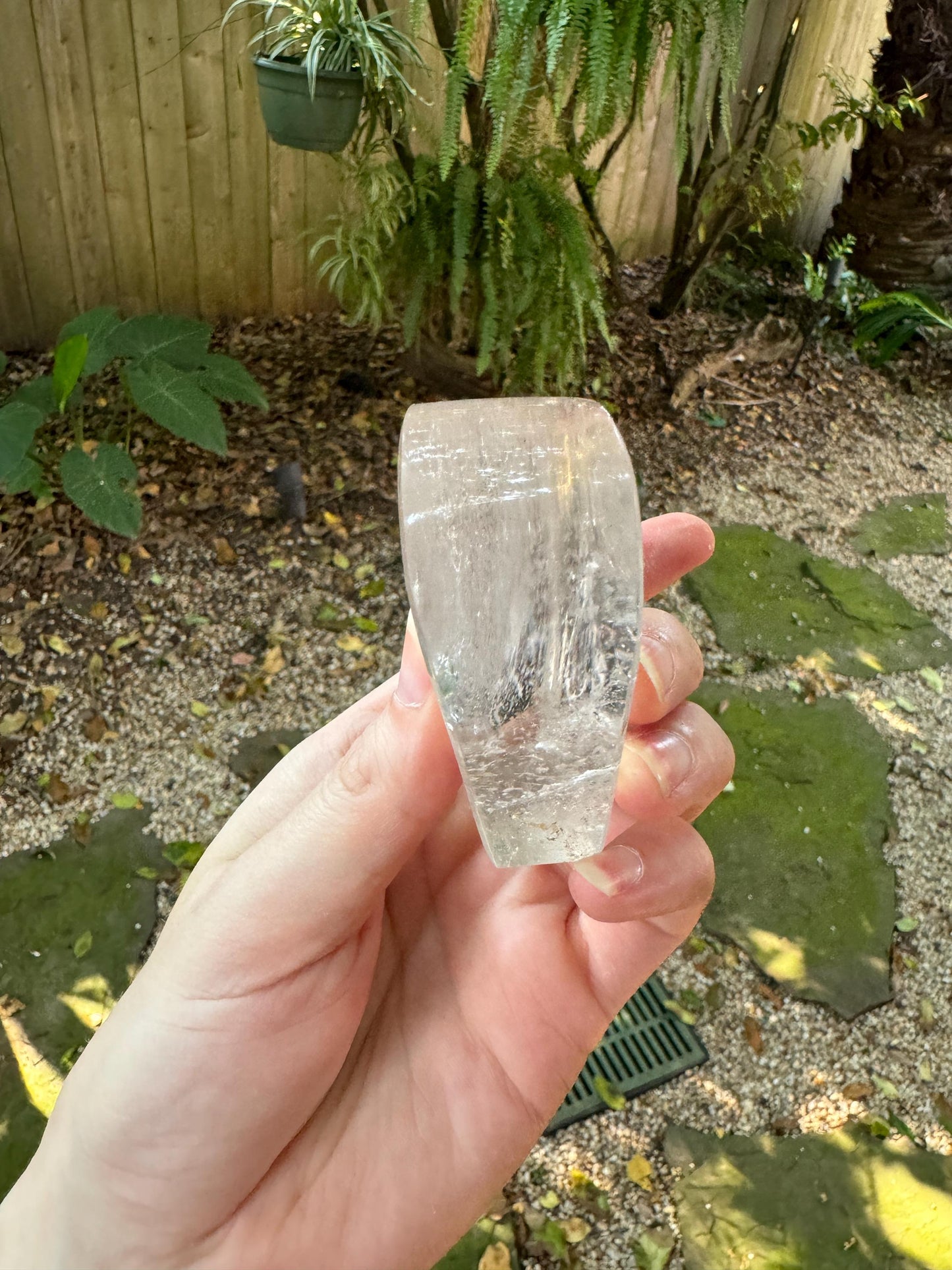 Polished Clear Quartz Heart 174.6g Specimen From Brazil Mineral Crystal