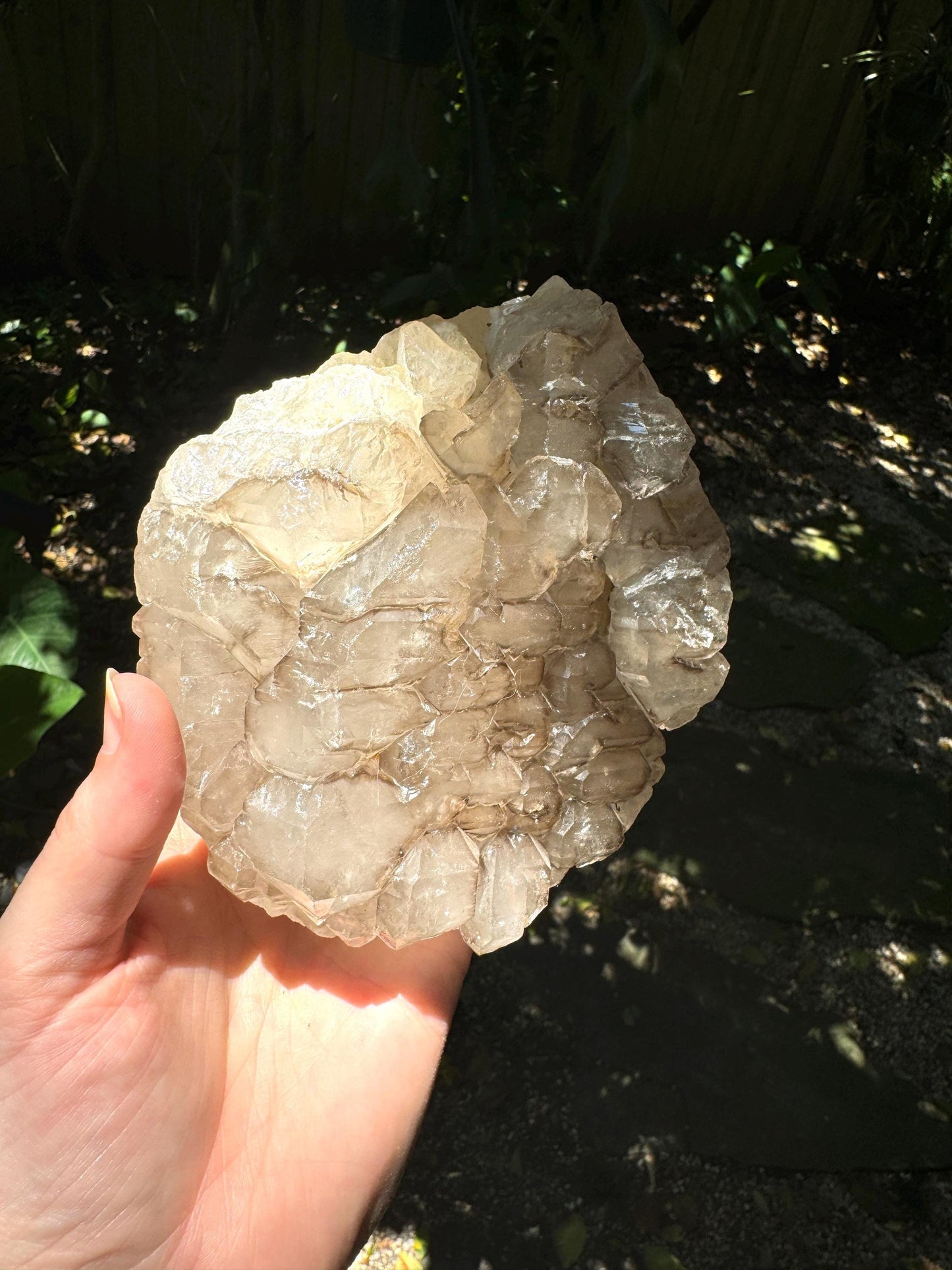 Smokey Elesital Quartz from Minas Gerais Brazil, 1356g 2lbs 15oz Specimen Mineral Crystal