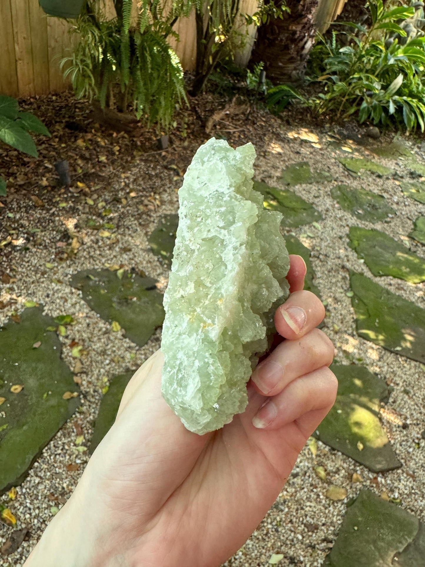 Large Green Prehnite Specimen 344.2g From South Africa Minerals Crystals