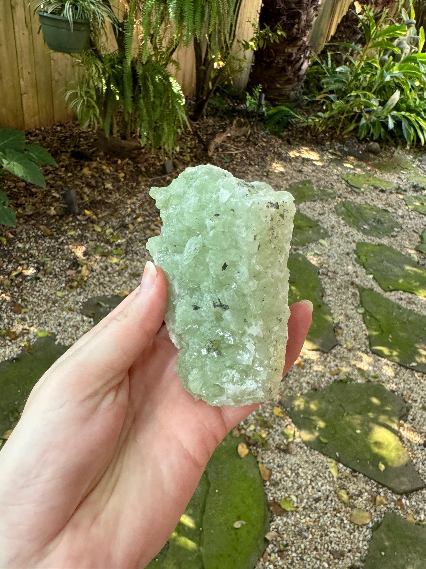 Large Green Prehnite Specimen 344.2g From South Africa Minerals Crystals