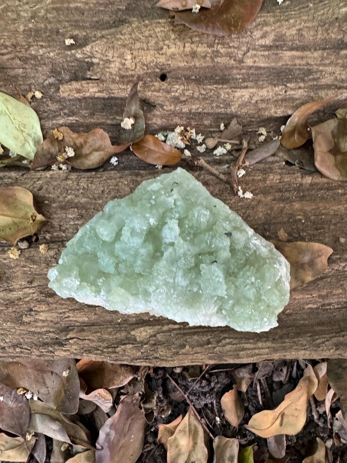 Large Green Prehnite Specimen 344.2g From South Africa Minerals Crystals