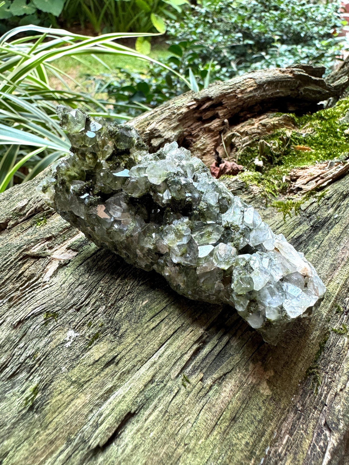 Epidote and Quartz Raw Crystal Specimen 97.4g, From Hakkari, Turkey Mineral Crystal