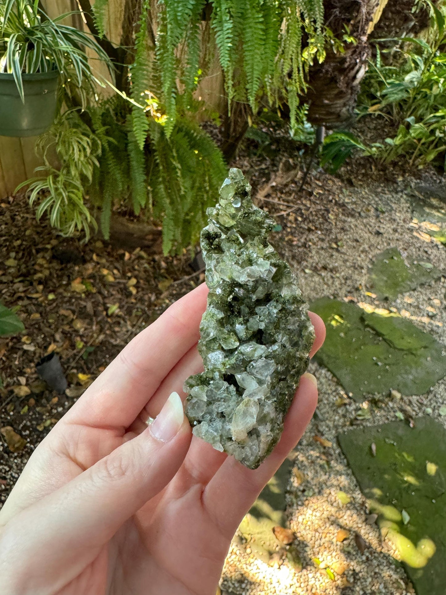 Epidote and Quartz Raw Crystal Specimen 97.4g, From Hakkari, Turkey Mineral Crystal