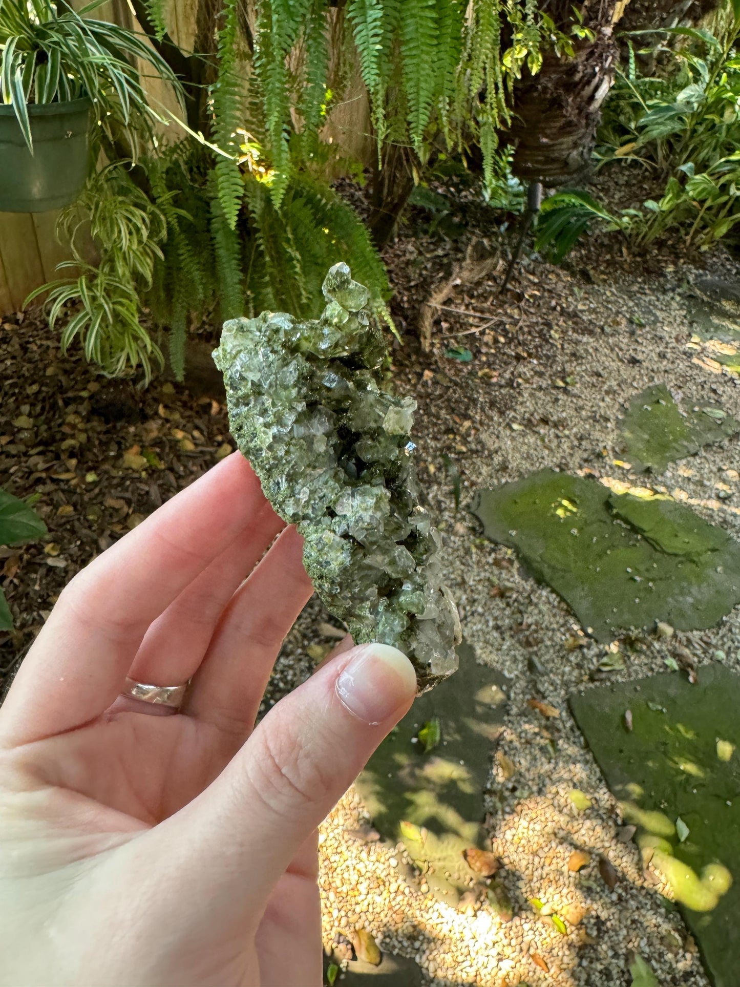 Epidote and Quartz Raw Crystal Specimen 97.4g, From Hakkari, Turkey Mineral Crystal