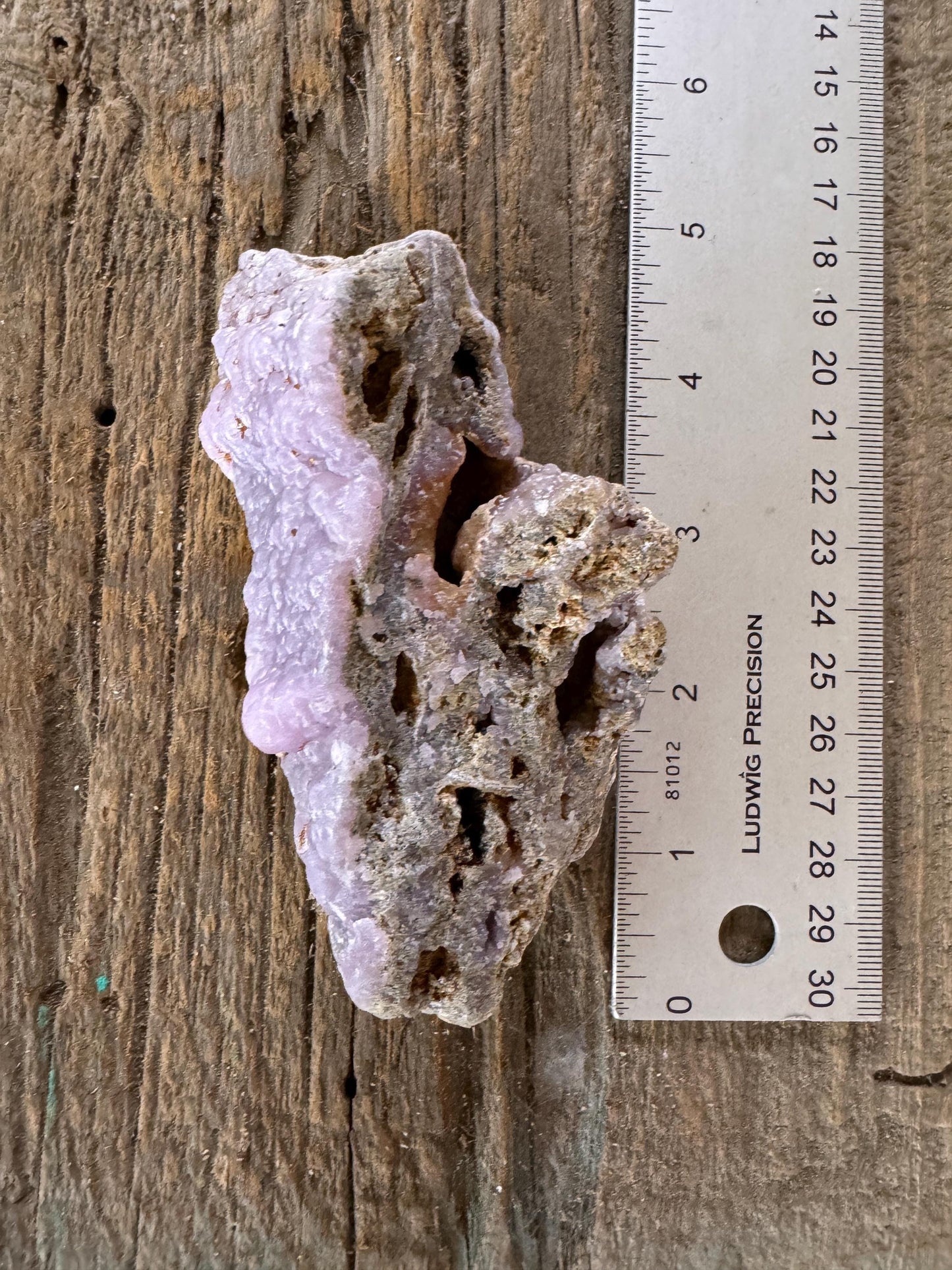 Rare Bi Color Purple and Orange Botryoidal Smithsonite 321g Specimen from Choix Sinaloa Mexico Healing, Metaphysical