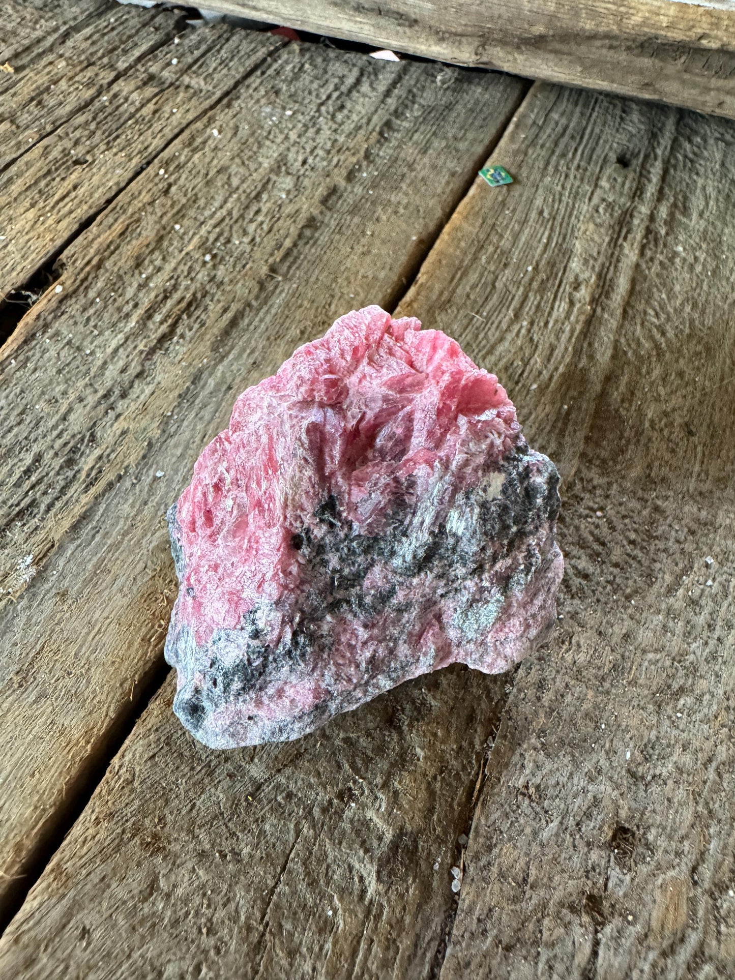 Beautiful Natural Rhodonite Specimen 111.9g From Minas Gerais Brazil