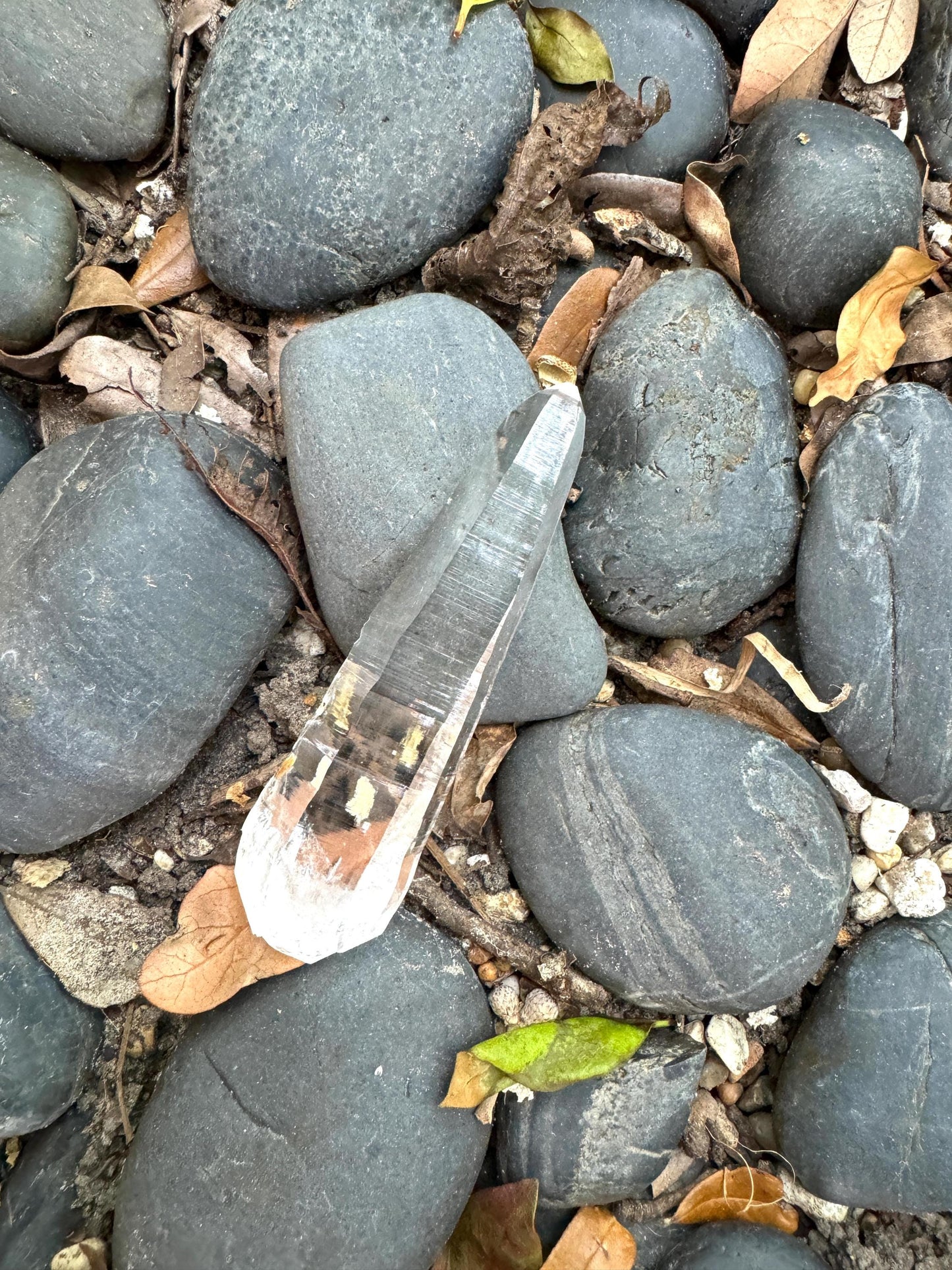 Stunning Columbian Lemurian Optical Quartz Point  Mineral Specimen