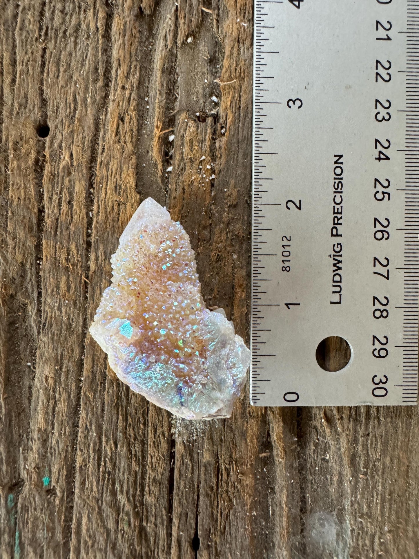 Rainbow Angel Aura Spirit Quartz Point Specimen 38.5g From Mpumalanga South Africa Mineral Crystal