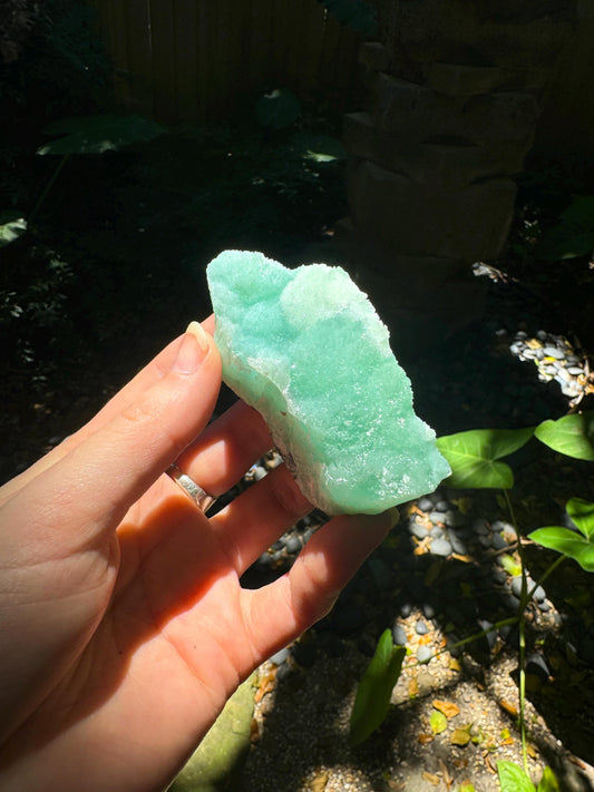 Lovely Raw Blue Aragonite 114.3g Specimen From Wenshan, Yunnan China Crystal Mineral