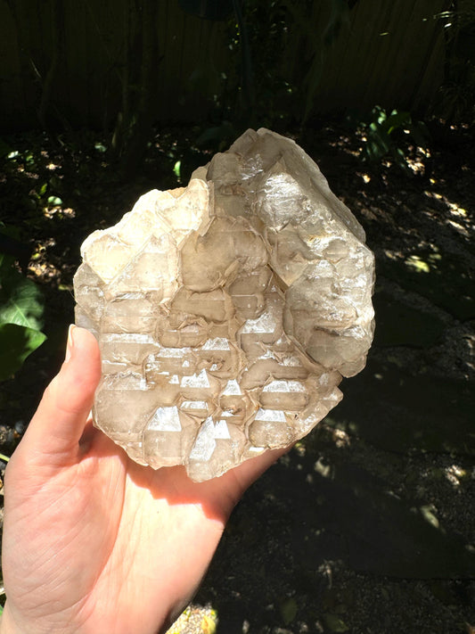 Smokey Elesital Quartz from Minas Gerais Brazil, 1356g 2lbs 15oz Specimen Mineral Crystal