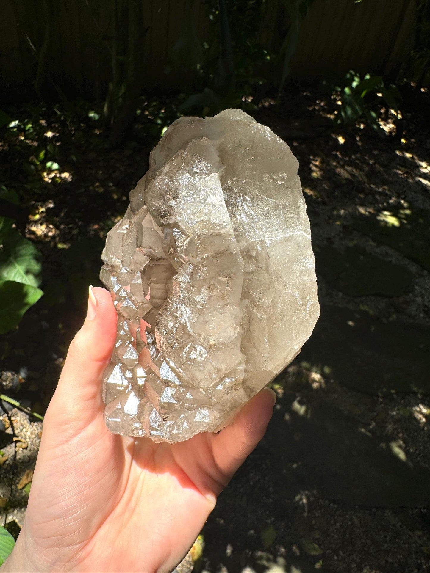 Smokey Elesital Quartz from Minas Gerais Brazil, 1356g 2lbs 15oz Specimen Mineral Crystal