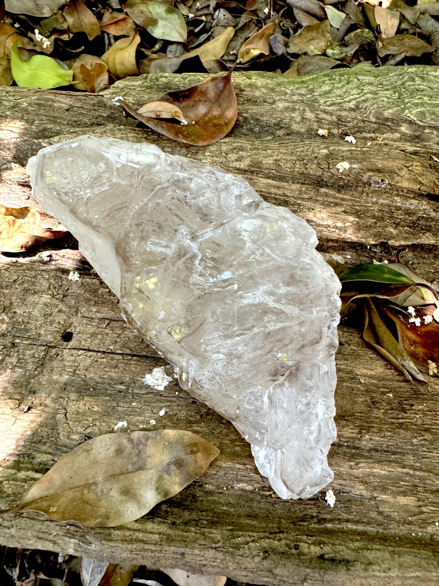 Pale Smokey Elesital Quartz Specimen from Minas Gerais Brazil, 512g Mineral Crystal