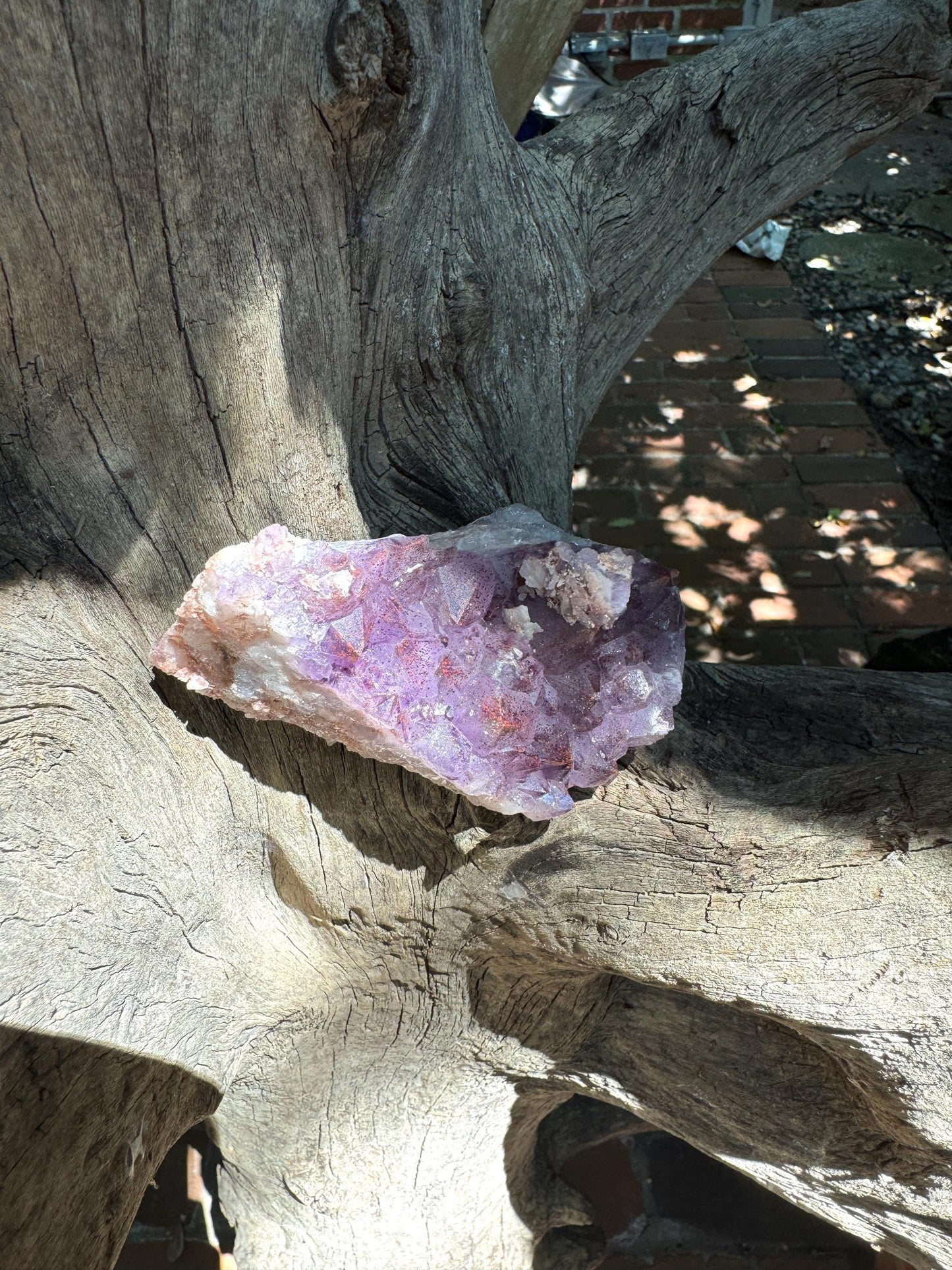 Thunder Bay Amethyst Ontario Canada 217.7g Specimen Amethyst with Hematite Mineral Crystal