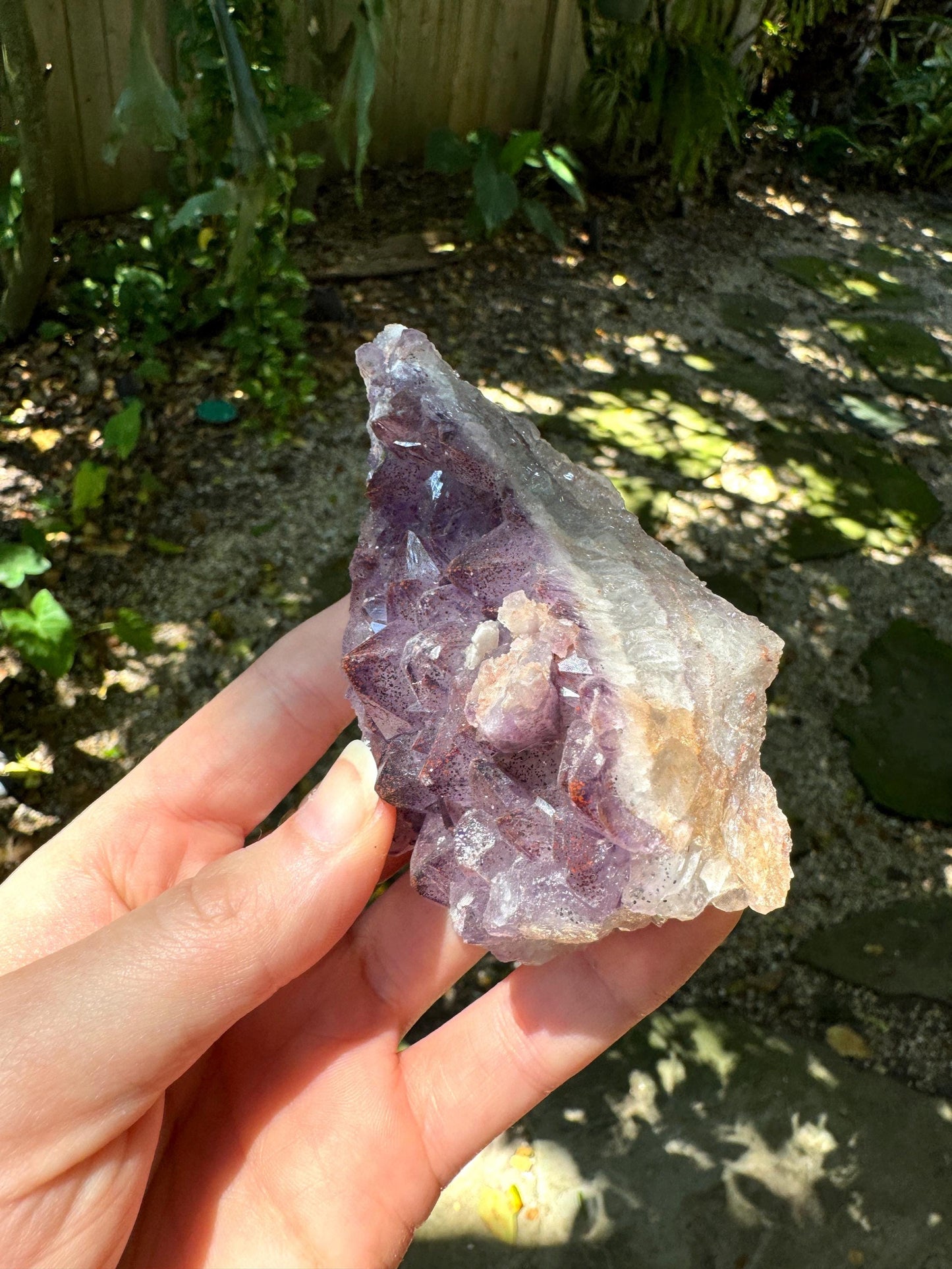 Thunder Bay Amethyst Ontario Canada 217.7g Specimen Amethyst with Hematite Mineral Crystal