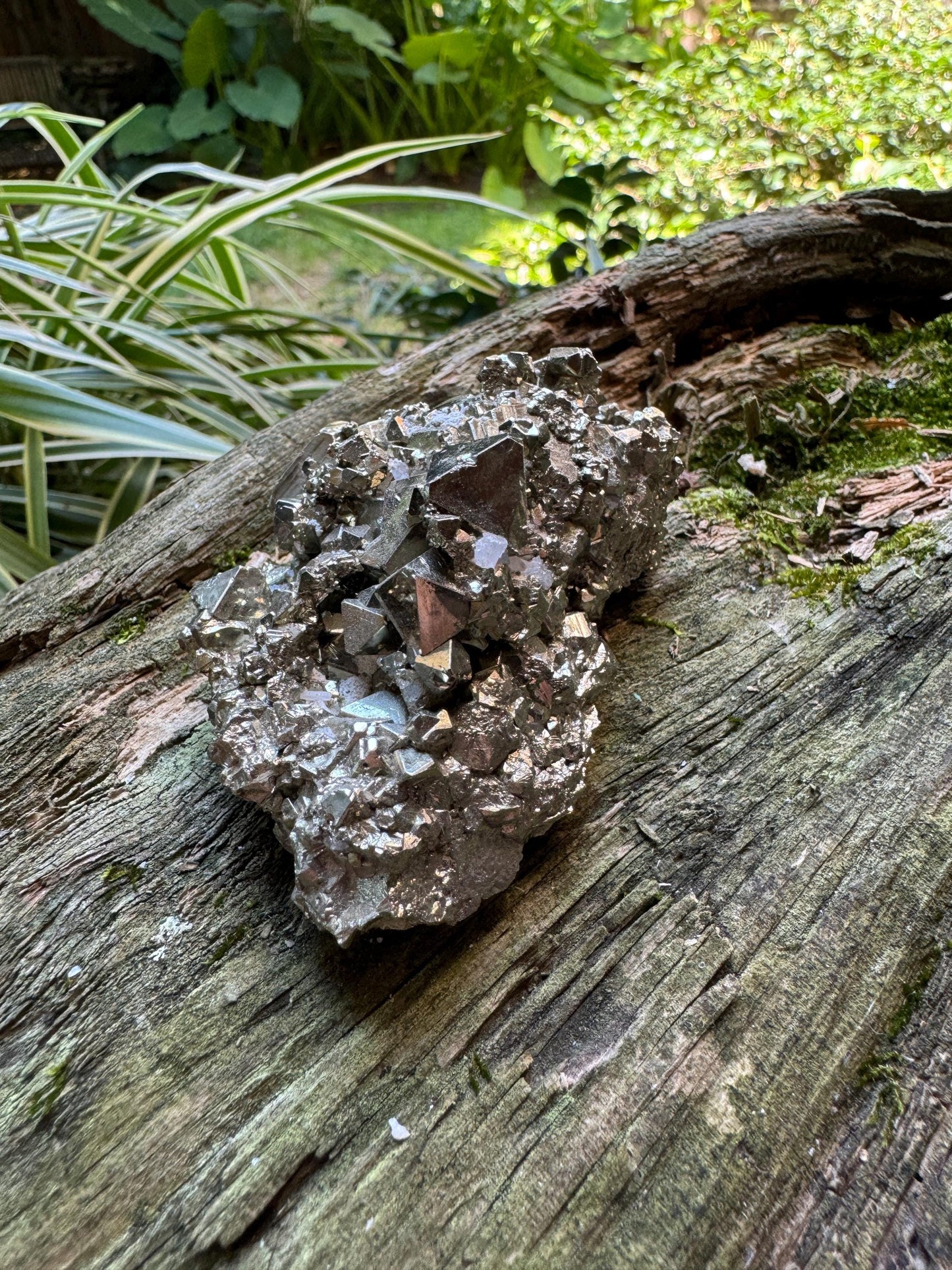 Beautiful Natural Raw Pyrite With Quartz Specimen 168.2g, from Huanzala Mine, Peru Mineral Crystal