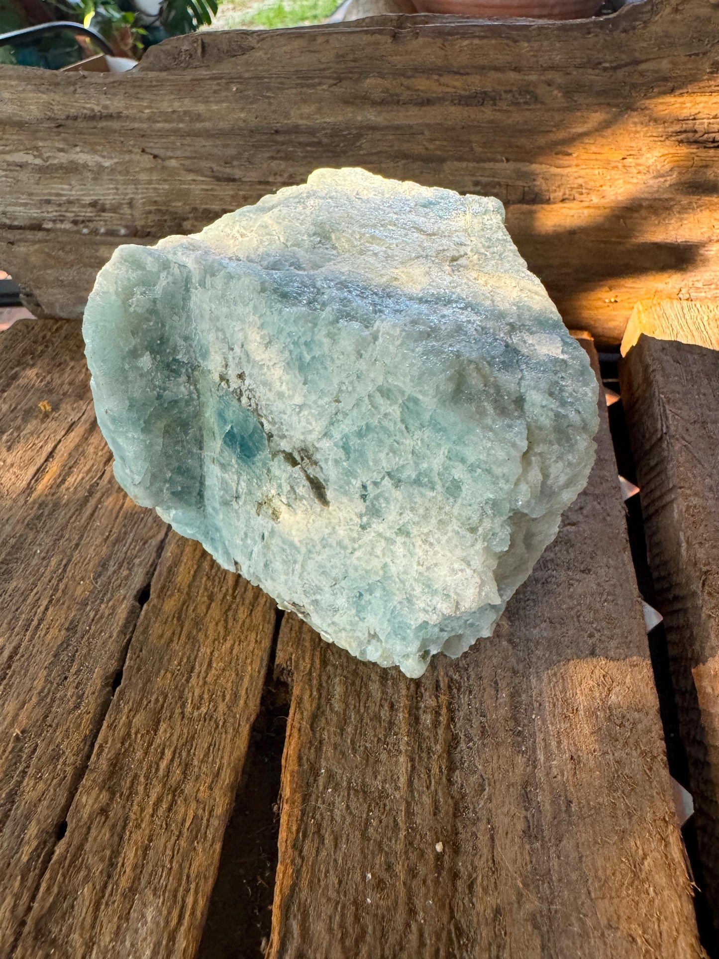 Aquamarine/Beryl Crystal from Minas Gerais Brazil 794g 1lb 12oz Specimen Mineral Crystal
