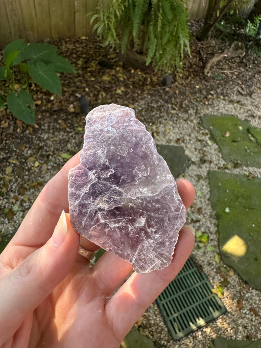 Beautiful Raw Lepidolite Specimen From Minas Gerais Brazil 47.8g Lithium Mineral Crystal