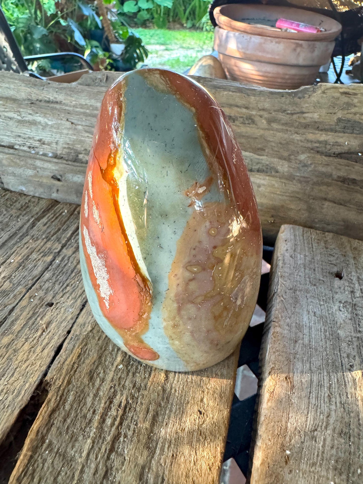 Polychrome Jasper Free Form 734g 1lb 9.9oz Specimen From Madagascar