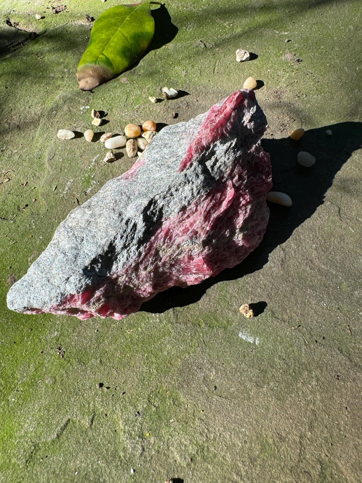 Beautiful Natural Rhodonite Specimen 432g From Minas Gerais Brazil Mineral Crystal